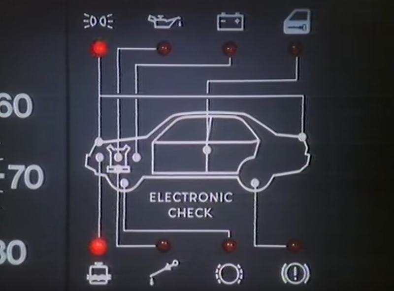 Illustration for article titled This 1980s Fiat May Have The Best Idiot Lights Ever
